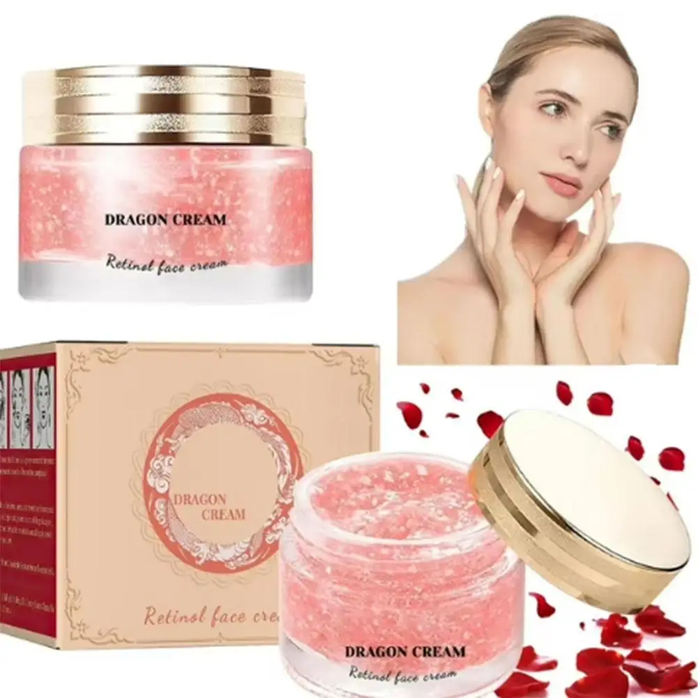 Crema facial de esencia de Placenta de Retinol para mujer, crema de sangre de dragón contra el envejecimiento, crema de hadas de belleza, crema facial para mujer, 50G