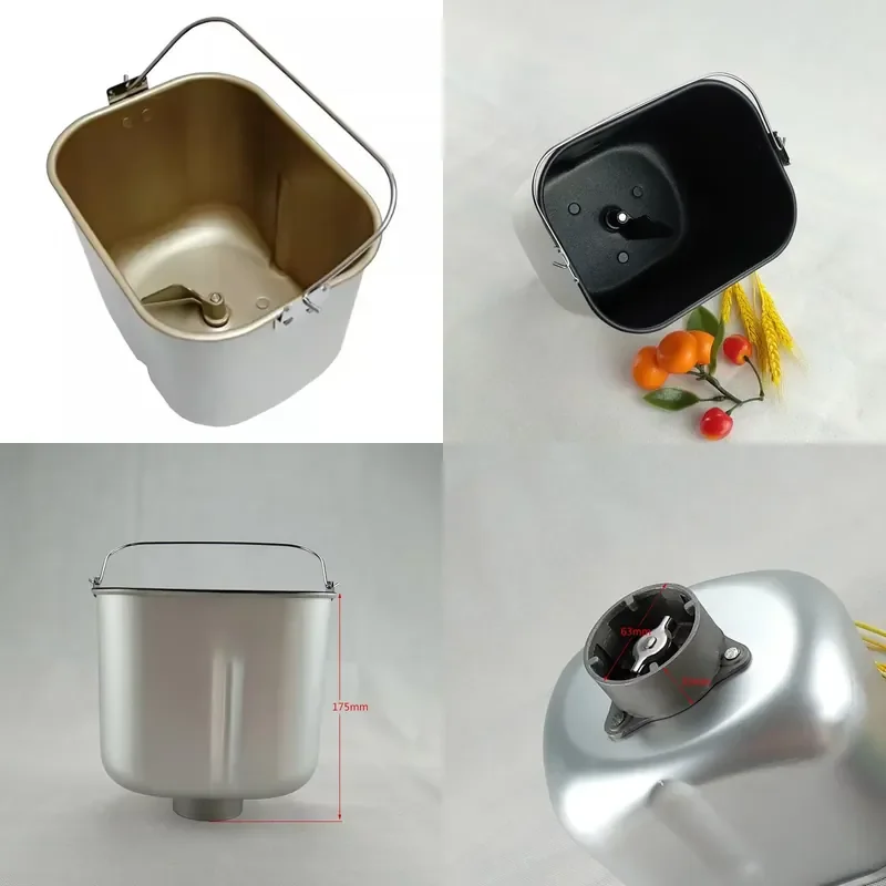 Household bread machine accessories mixing liner buckets and bread buckets food grade non-stick coating