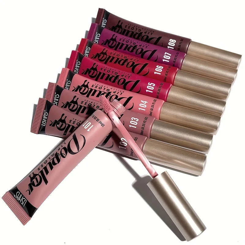 Hydrateren Lipgloss Vloeistof Langdurige Lippenstift Make-Up Non-Stick Cup Niet Vervagen Waterdicht Lipgloss Glitter Vloeibare Lippenstift