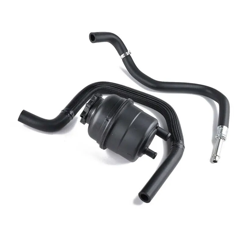 #58V Power Steering Fluid Reservoir Tank & Power Steering Hose for-BMW E30,For-BMW Power Steering Hose,(Plastic + Metal)