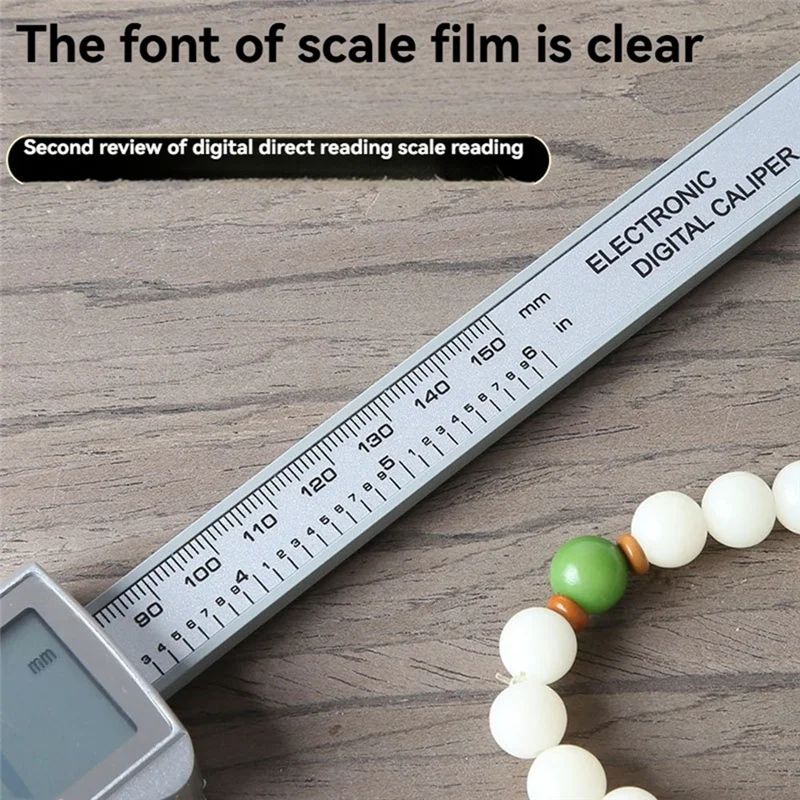 

GTBL Electronic Digital Display Vernier Caliper Inch/Metric Conversion 6Inch 0-150Mm Full-Screen Caliper Measurement Tool
