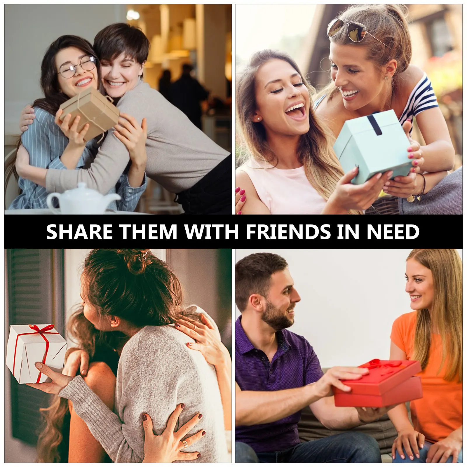 

2 Pcs Business Card Holder Desktop Cards Stand Clear for Transparent Table Holders