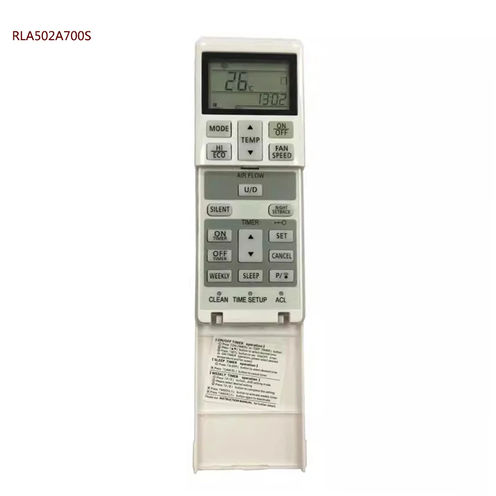 New RLA502A700B RLA502A700S Remote Control for Mitsubishi Air Conditioner Replacement RLA502A700L RLA502A700C RLA502A701L