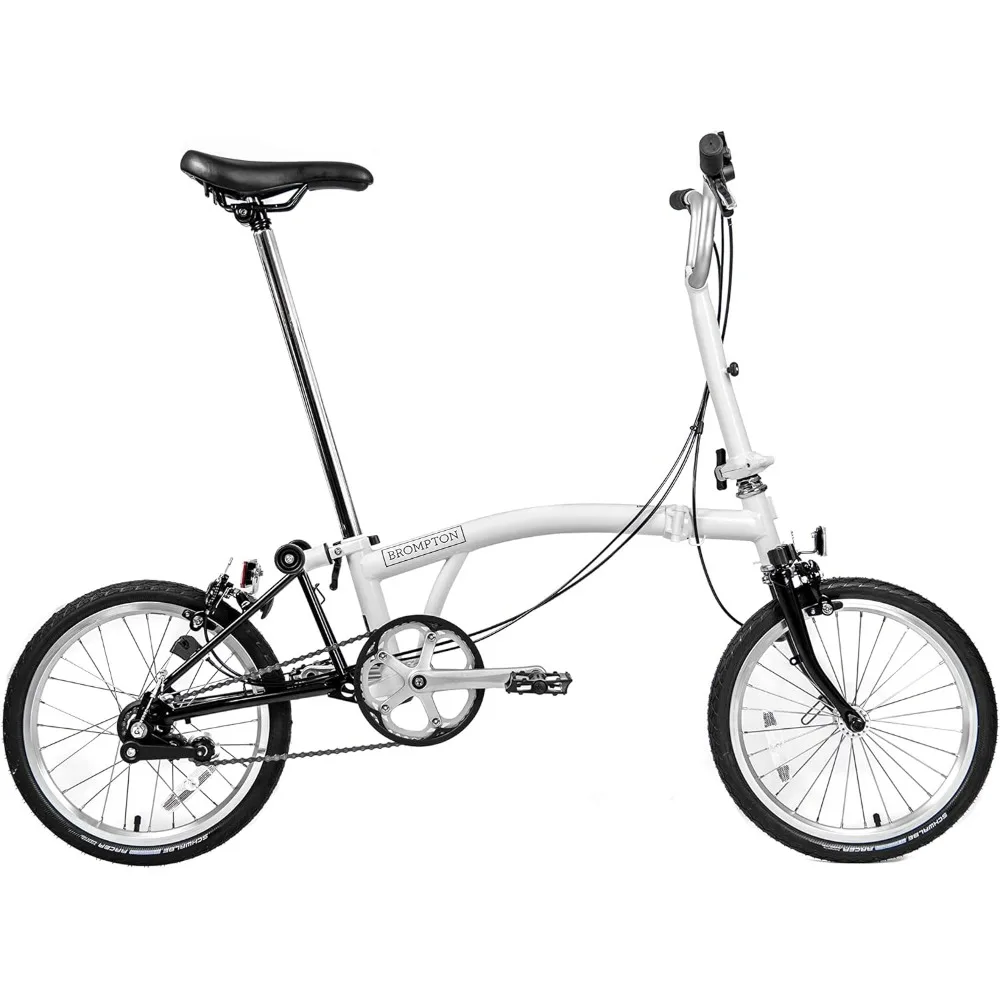 A Line 3 Speed Folding Bike (White)