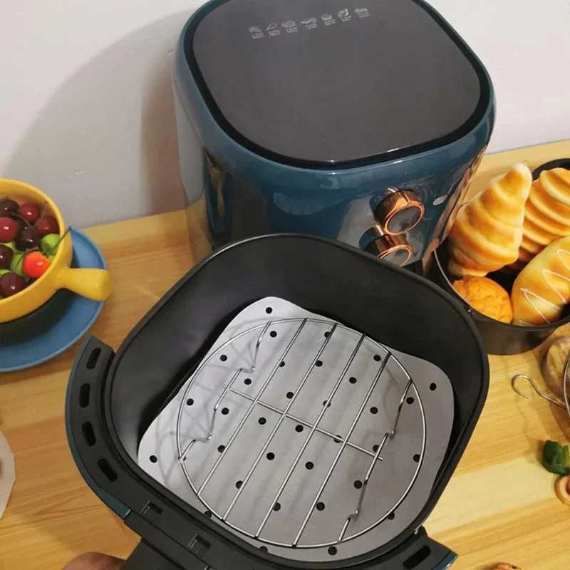 Air Fryer Baking Rack Metal Square/Round/Rectangle Oven Grill Racks Airfryer Accessories for Cosori,Instant Vortex,Gourmia,Foodi