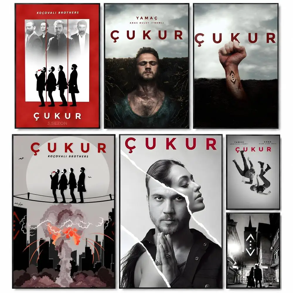 Series Crime C-Cukur Poster Self-Stick Bedroom Dorm Office Gaming Room Studio Decor Gift