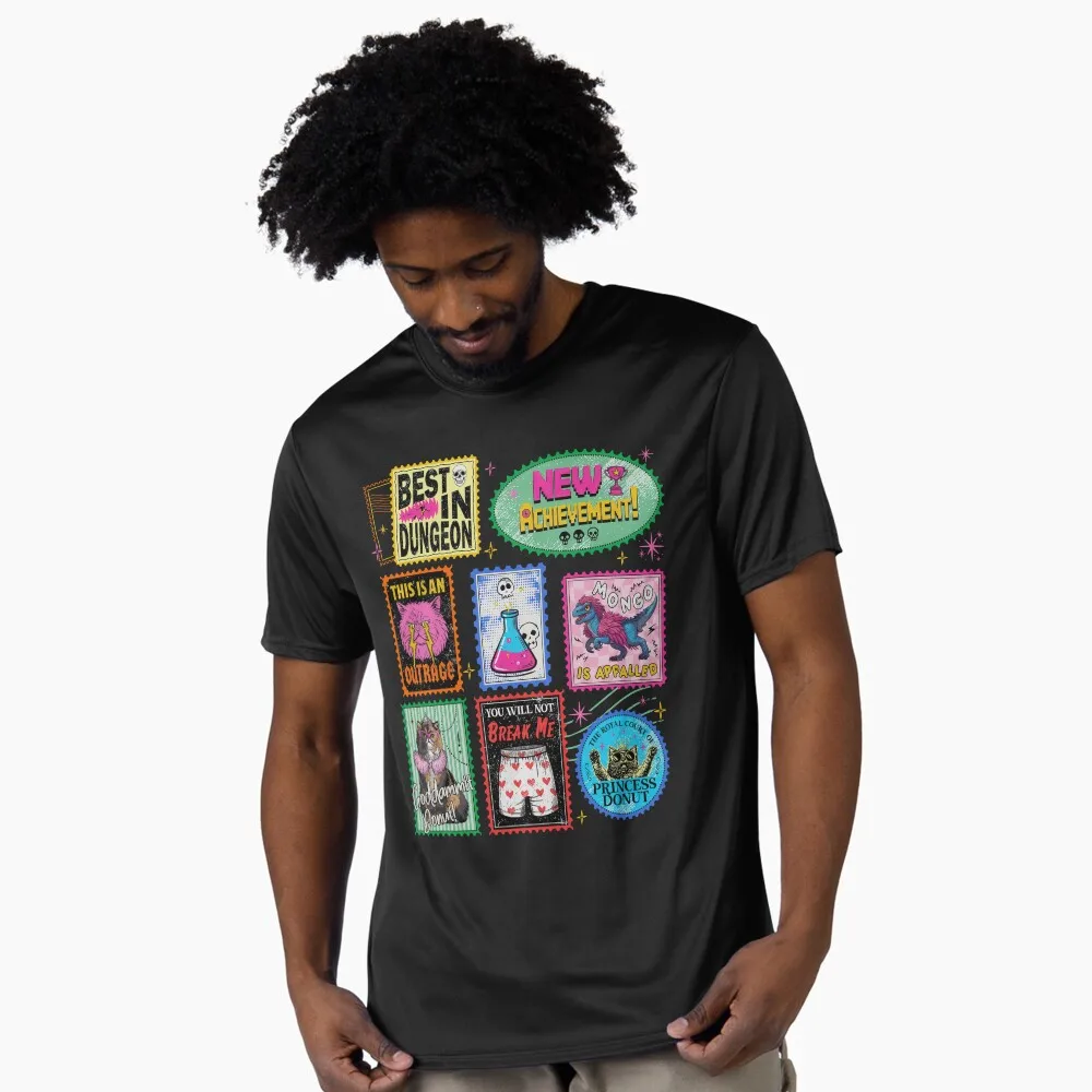 

Dungeon Crawler Carl Retro Gift T-Shirt for Anime lover Cool Fantasy Adventurers Graphic clothes 100% cotton All size tops S-6XL