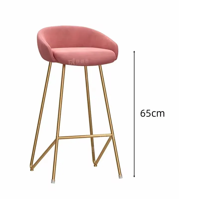 High Chair Height Home Bar Ergonomic Kitchen Stool Lightweight Modern Stools Sillas Para Comedor Counter Sandalye Salon Luxury