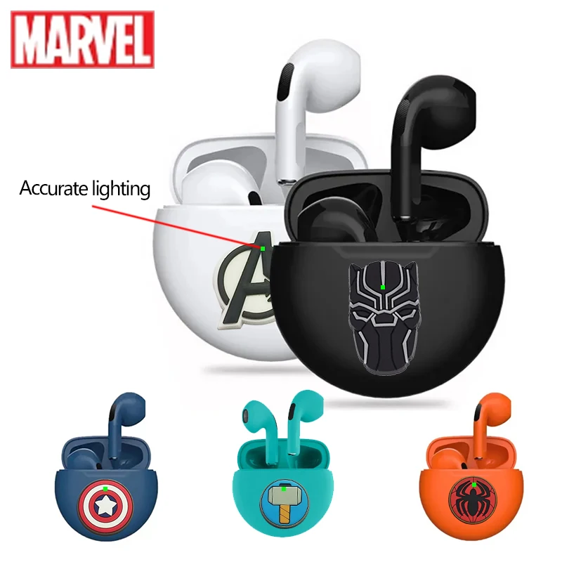 NEW 2023 Marvel Bluetooth Headphones Fone Wireless Earphones in ear Earbuds Stereo Music Headphones For iPhone Xiaomi Samsung