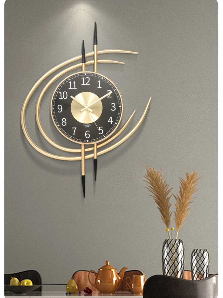 Modern Simple Wall Clock, Nordic Home Decoration, Living Room Clocks, Office, Hotel Hanging Watch, Affordable Luxury