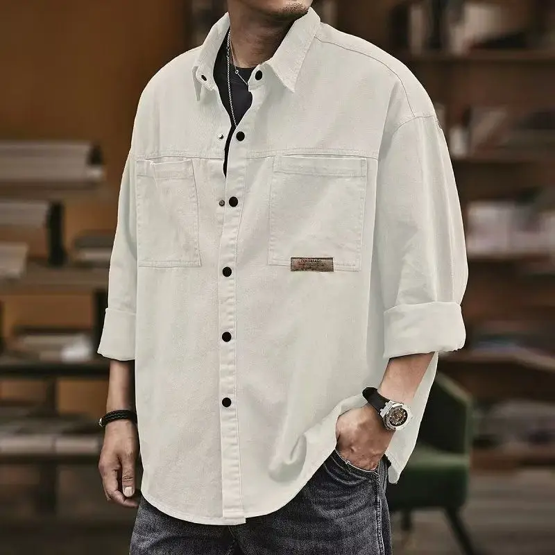 

Мужская повседневная рабочая одежда свободного кроя, верхняя одежда, версия Stand Edition, полиэстер, весна-осень-зима