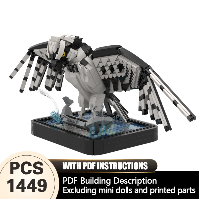 

Creators Animal Series Model MOC Building Bricks Osprey Modular Technology Gifts Holiday Assemble Children Toys Suit