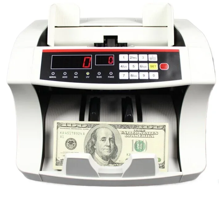 Vertikale Banknotenzählmaschine, Banknotenzählmaschine für mehrere Nationalwährungen, Banknoten