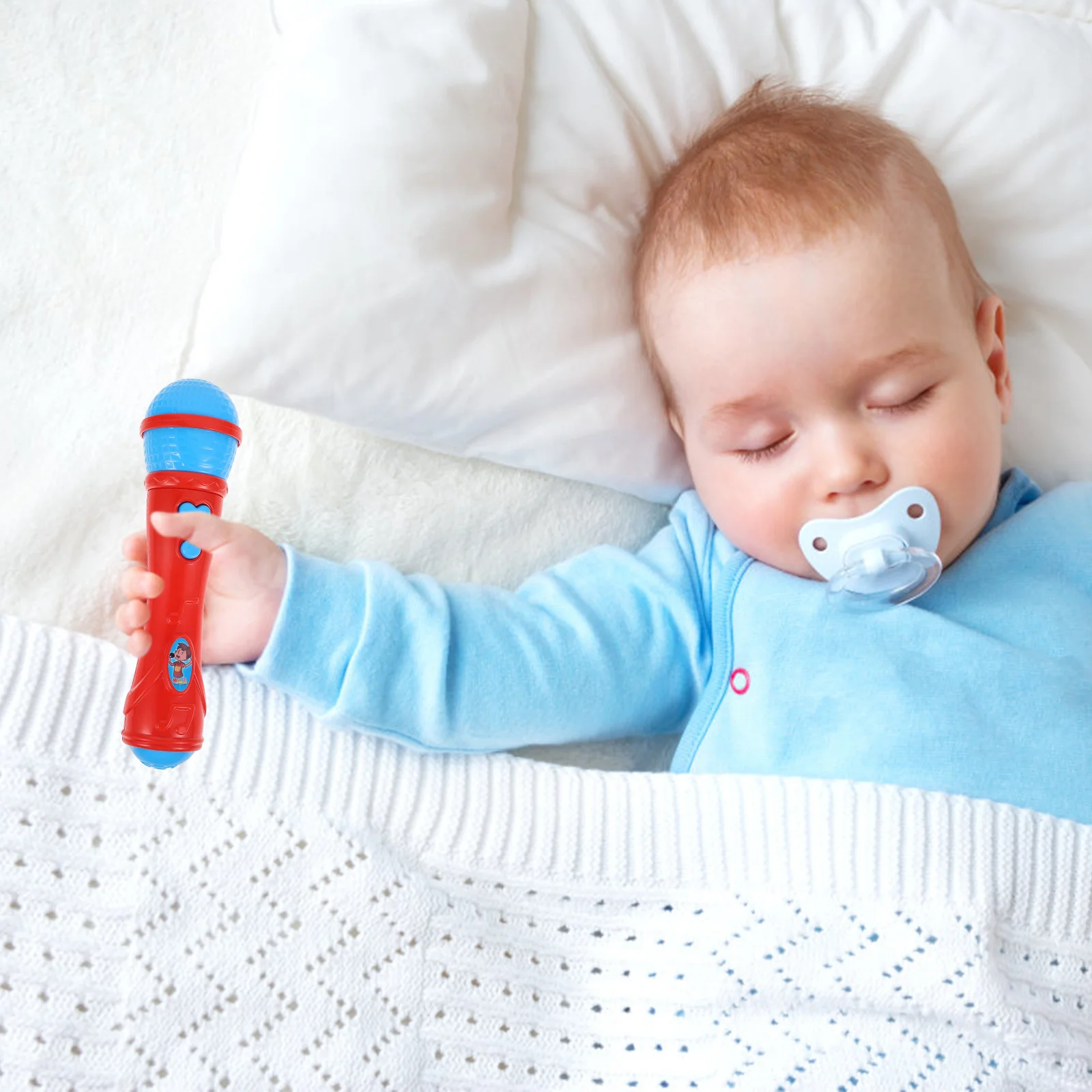 ميكروفون أطفال نابض بالحياة محاكاة صوت تضخيم الغناء ألعوبة للأطفال الموسيقى التعليمية والترفيه الحفلات #4