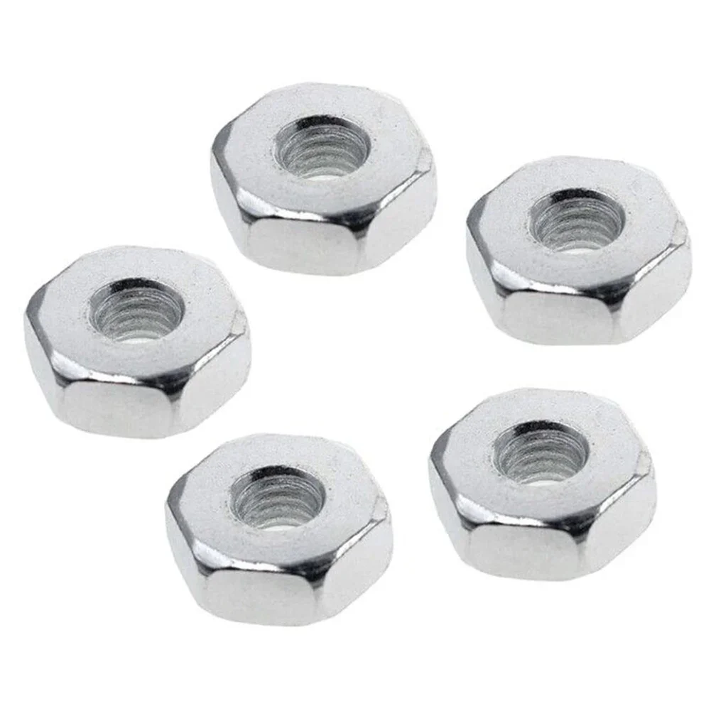 

5x Tool Bar Nuts For Stihl MS 180 250 381 361 440 660 Chainsaw 0.87 Inch M8 Silver Metal Replacement Part Set Spare