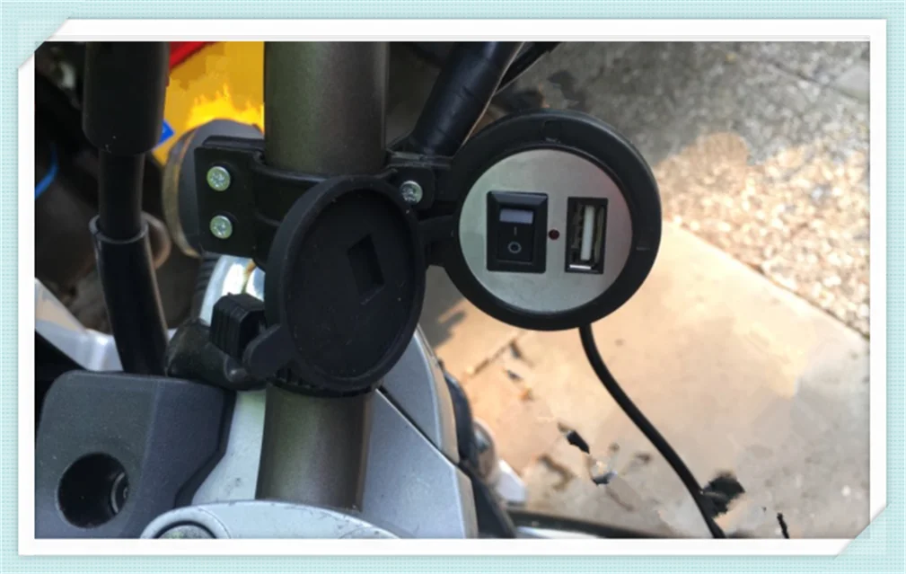 

Модифицированное Зарядное устройство USB для мотоцикла с переключателем, водонепроницаемое для HONDA CRF450R CRF250X CRF450X CRF230F SL230