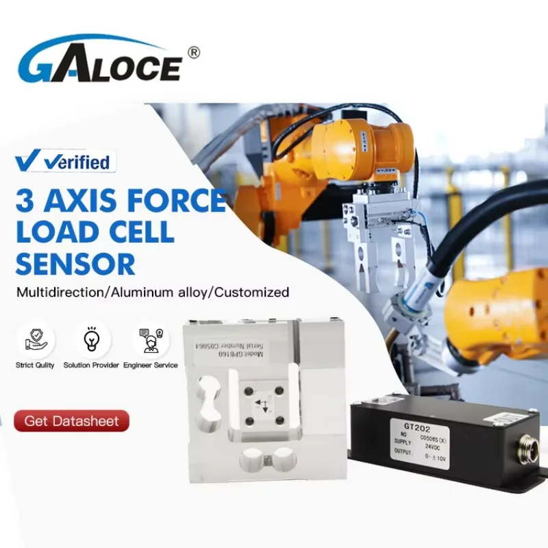 NEW GALOCE GPB160 Customized Multi 3 Axis x y z direction compression and tension Force Sensor  Load Cell 10N 30N 50N