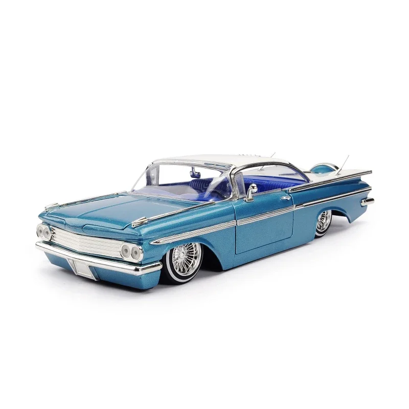 1:24 1959 CHEVY IMPALA Vintage Classic Car High Simulation Diecast Metal Alloy Model Car Chevrolet Toys For Kids Gift Collection