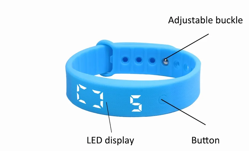 

Eco Friendly 24 Hours Pedometer Rechargeable Bracelet Silicone Smart Bracelet Vibration Alarm Clock Reminder Sleep Monitoring