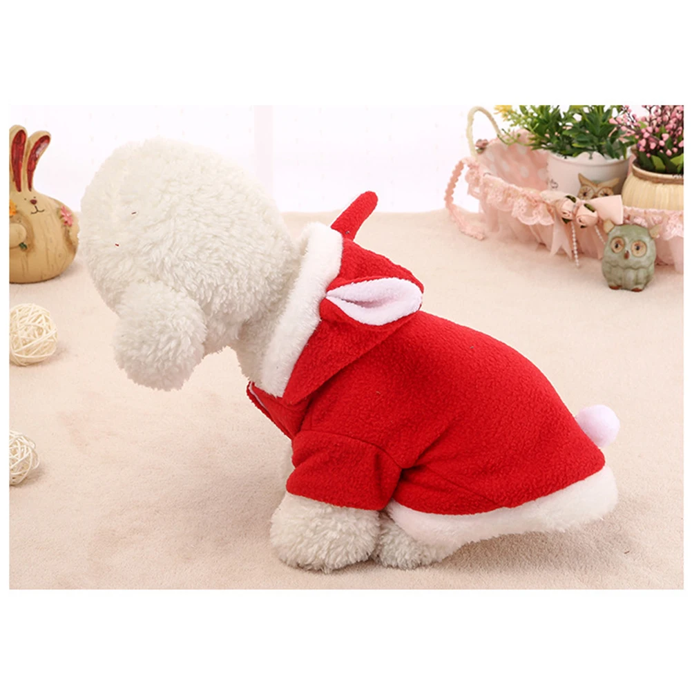 

Cute Dog Dress Rabbit Ear Pet Clothes for Small Dogs Puppy Costume Hoodies Winter Models Fashion Design Cool Look