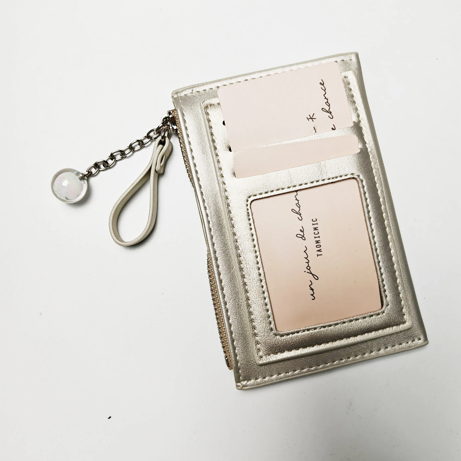 Mini couro pu europeu novo cutecat dos desenhos animados chaveiro bolsa ultra-fino estilo cartão de visita porta-moedas organizador de orçamento planejador