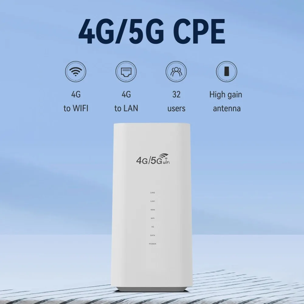 High Performance Unlocked 4G LTE 300Mbps Wireless Router SIM Card Slot Wide Coverage Indoor Outdoor Home Travel Mobile Hotspot