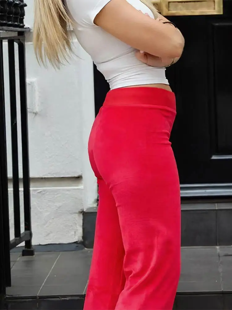 

Y2k винтажные женские брюки со звездами и принтом, эластичные прямые длинные брюки с низкой талией, 2026, повседневные женские повседневные брюки