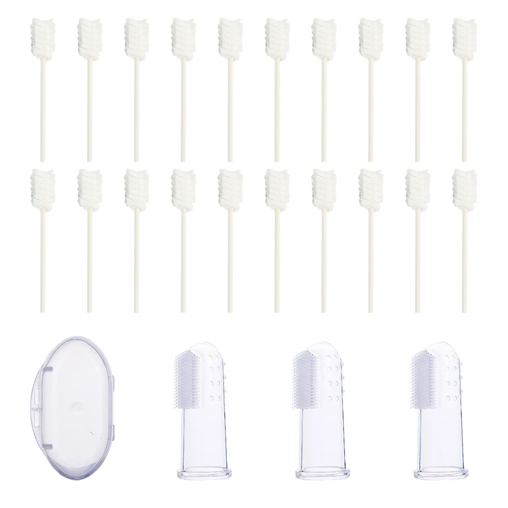 

1 комплект, детский очиститель языка, одноразовые щетки для чистки полости рта, детские зубные щетки, силиконовые пакеты для пальцев, детские зубные щетки