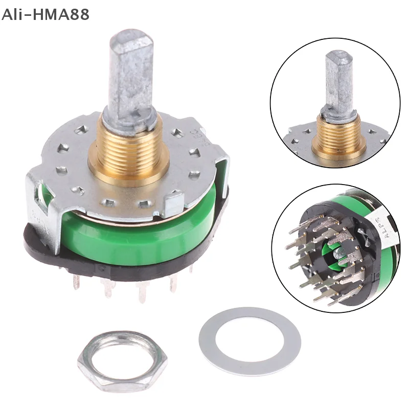 

Rotary Switch 4 Pole 12 Position SRRM1C7800 Power Amplifier 1050R 2000 Audio Audio Signal Switch