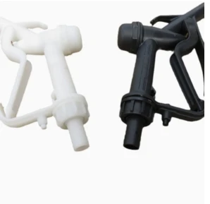 Stable Plastic Manual Nozzle Gun with Hook 20mm 25mm 45L/m Oil Nozzle with Flow Meter