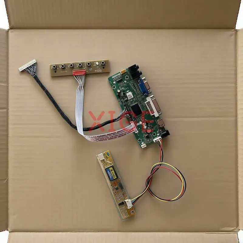 

For N150X6 TX38D81VC1CA N150X3 N150X2 LCD Matrix Controller Drive Board DIY Kit LVDS-30Pin 1-CCFL 1024*768 HDMI+DVI+VGA 1024x768
