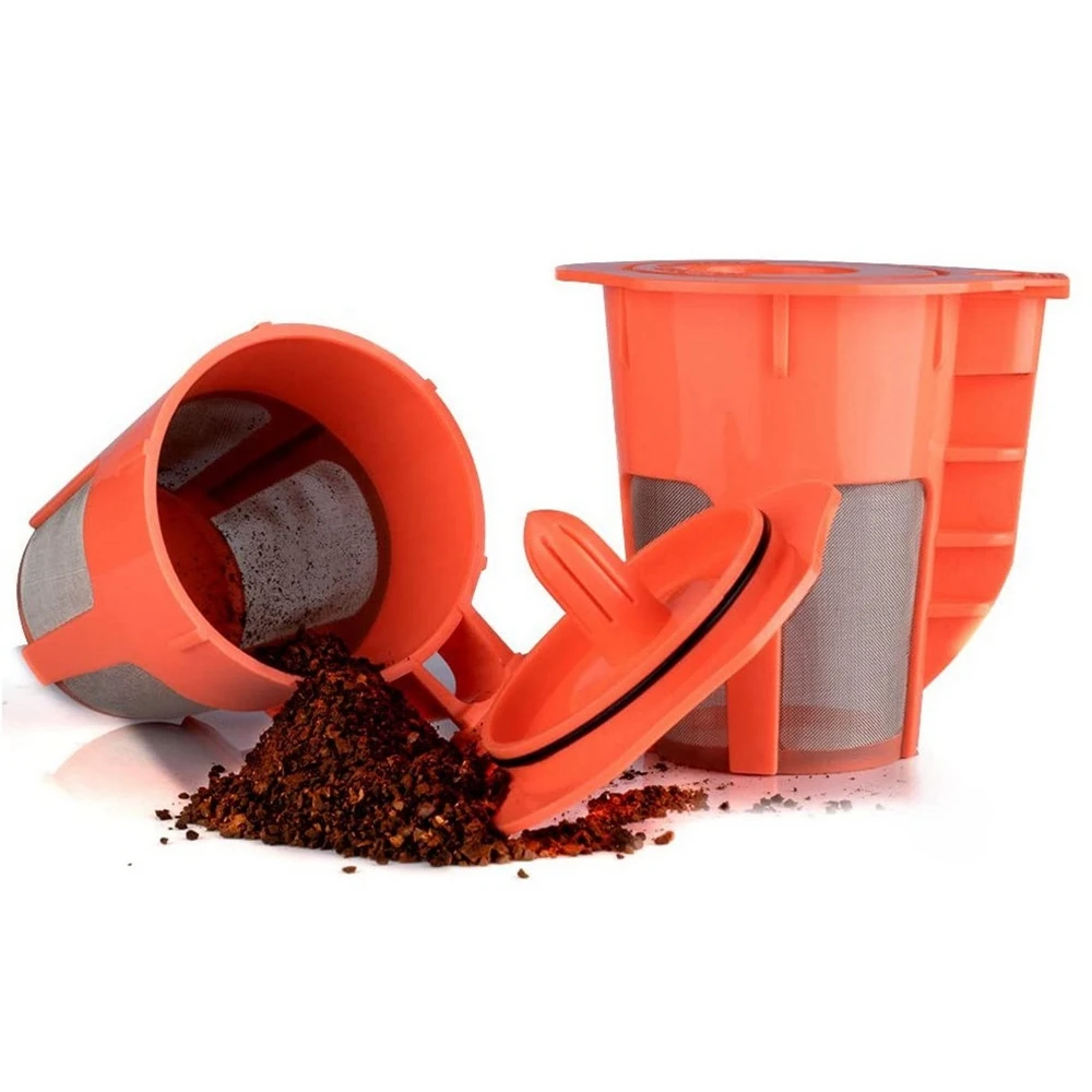 Cápsula de café reutilizable con filtro, paquete de 3 cápsulas de café rellenables, 2,0, para modelos K500, K400, K300 y K200, 2,0