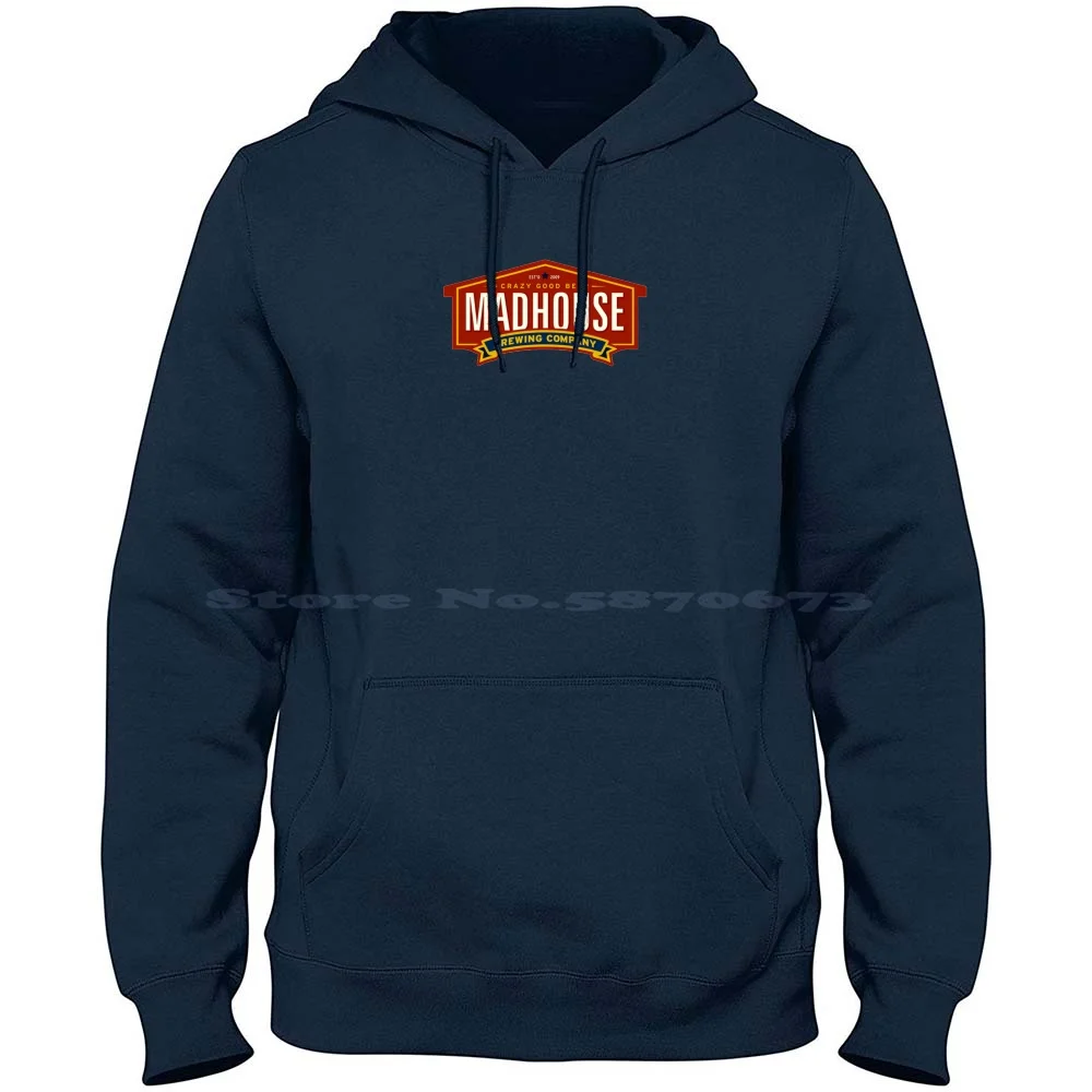 Casa de cerveja Hoodie T-shirt, 100% puro algodão, beber cerveja, uísque, Jameson, coquetel, J?Germeister, Nemiroff, Johnnie Walker, Madhouse