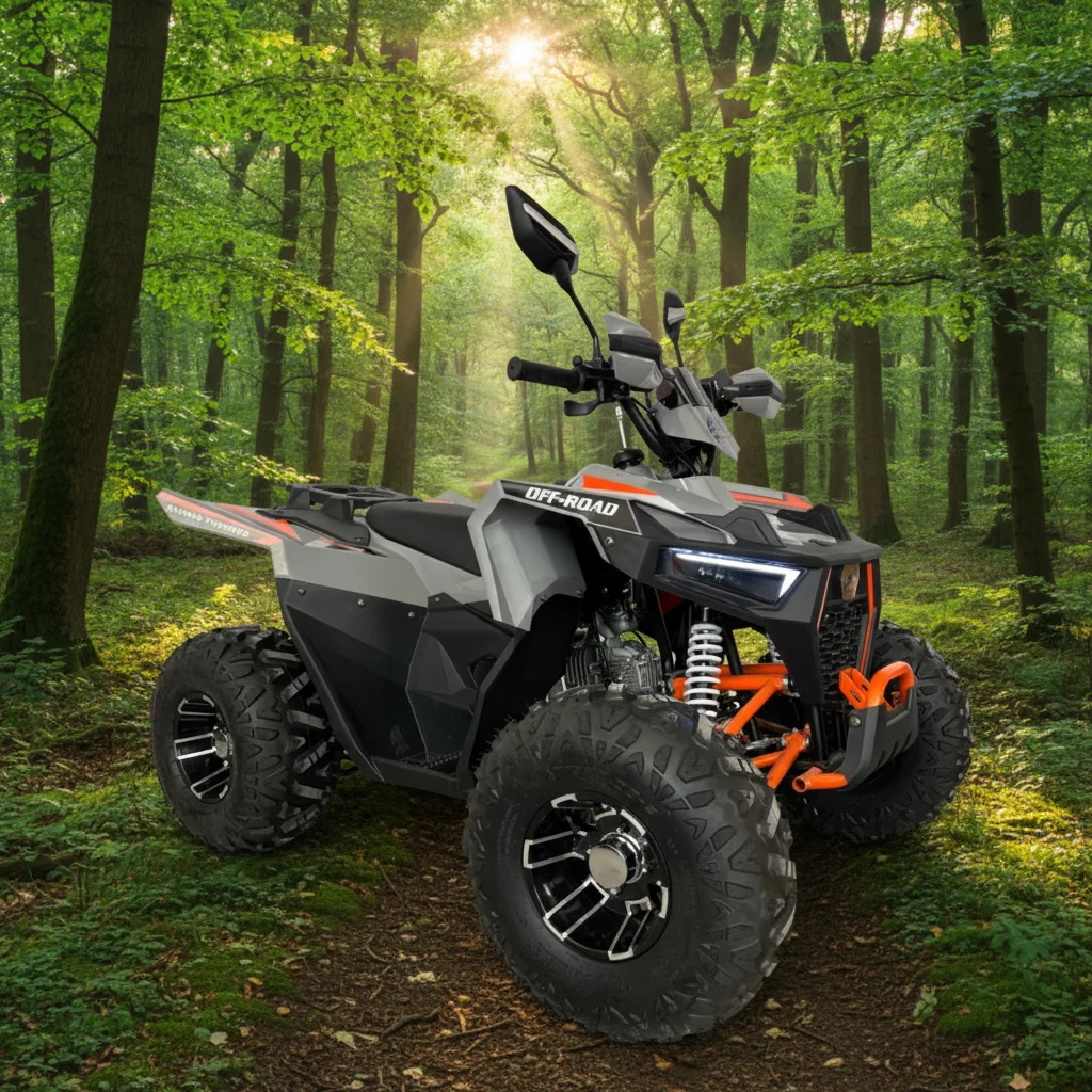 Experience the Ultimate Electric Outdoor Ride with Automatic Shaft Drive 2-Stroke Engine Equipped Differential Lock