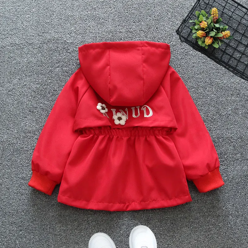 2024 Spring And Autumn Girls Baseball Suit Loose Cartoon Jacket Kid Long Sleeved Zipper Windproof Coat For 1-11 Year