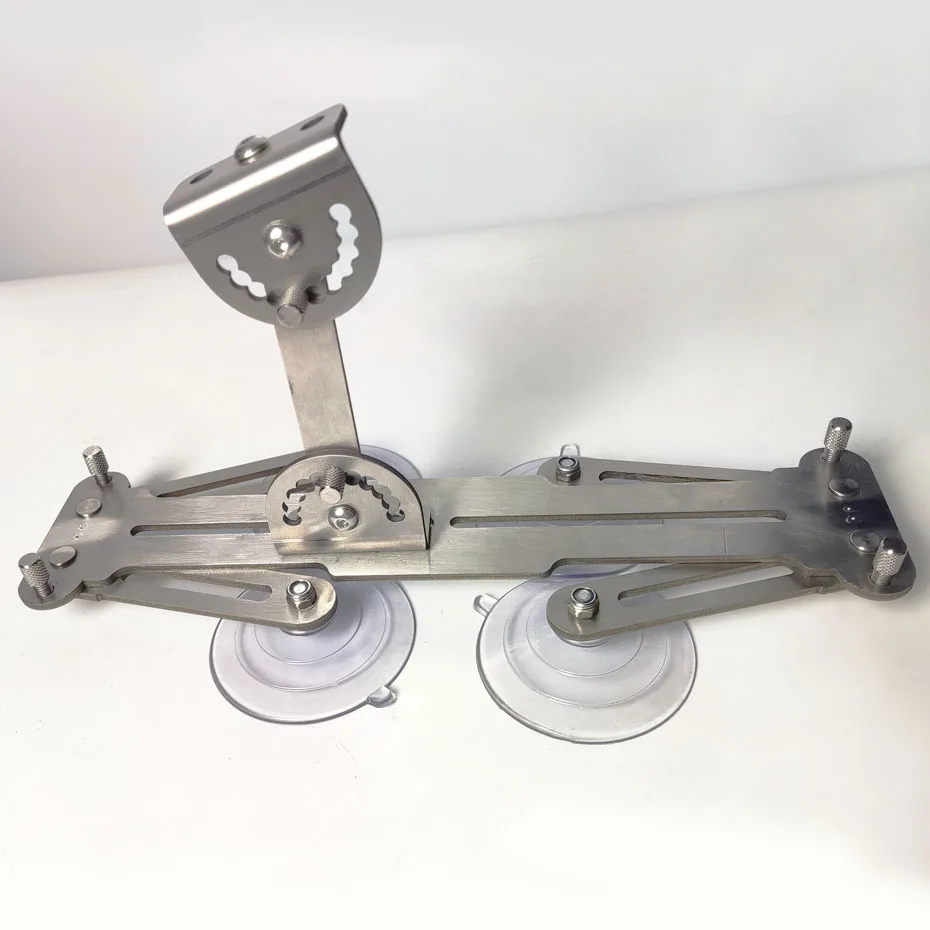 DIY Linear Actuator Portable Stainless Steel Bracket Adjustable Pitch And Elevation Angle Motor Bracket Foldable With Suction