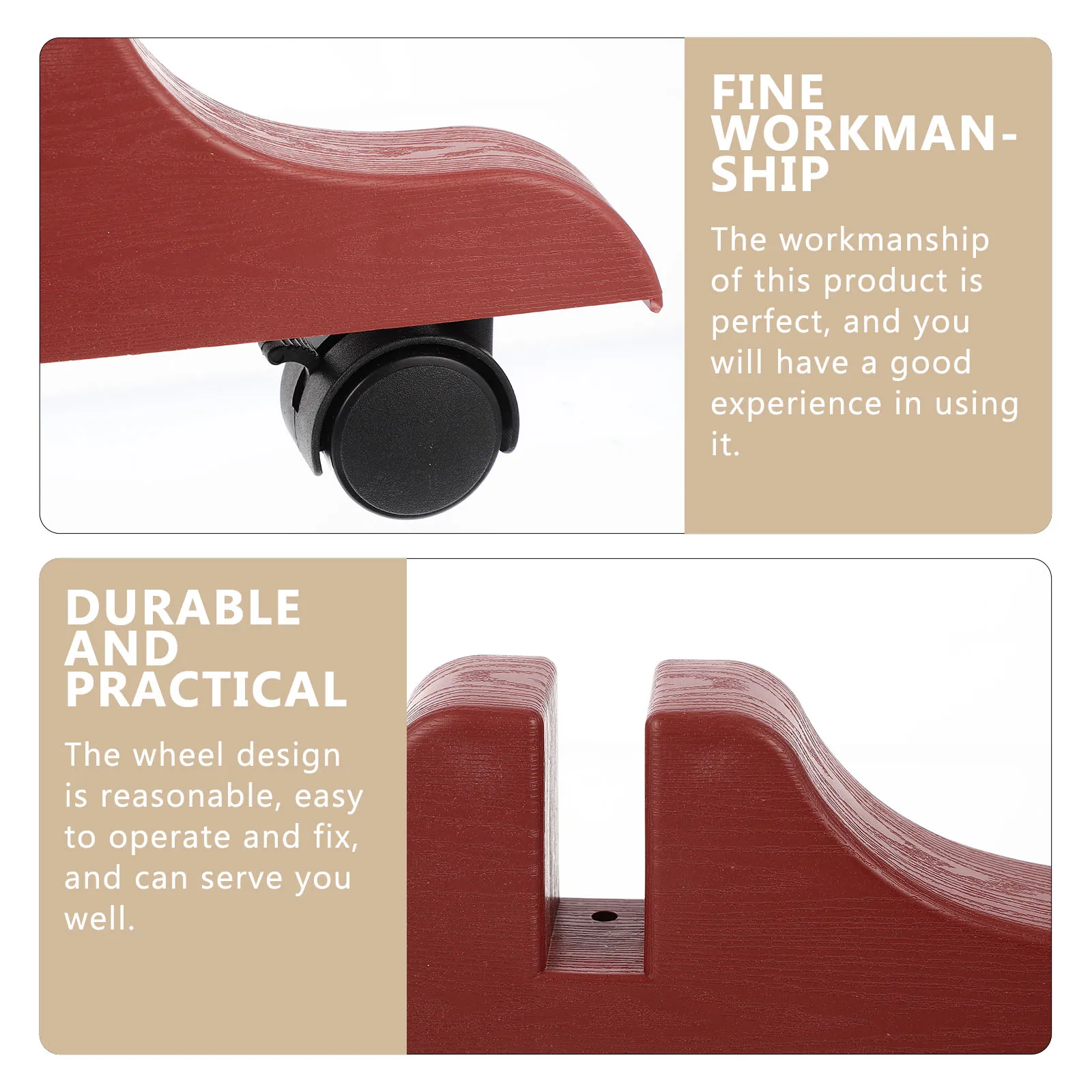 

2pcs Cloth Art Screen Divider Base Thickened Plastic Rolling Bracket With Wheels Partition Support Stand For Home Office Privacy