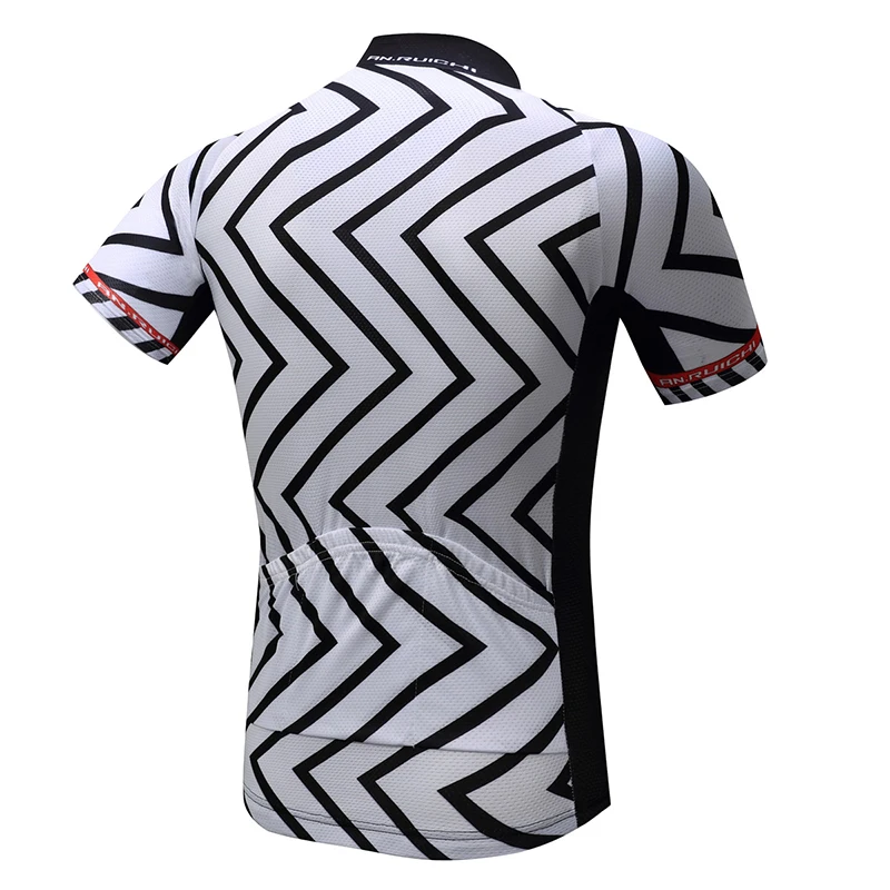 Unisex Cycling Jersey Summer Anti-sweat Quick Drying Geometric Lines Short Sleeve Riding Jerseys Customized/Wholesale Service