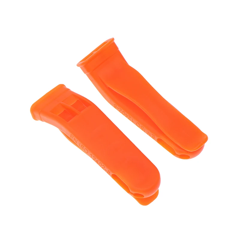

1/10Pcs PP Plastic Outdoor Camping Hiking Survival Rescue Emergency Loud Whistle Sports Match Double Pipe Dual Band Whistle