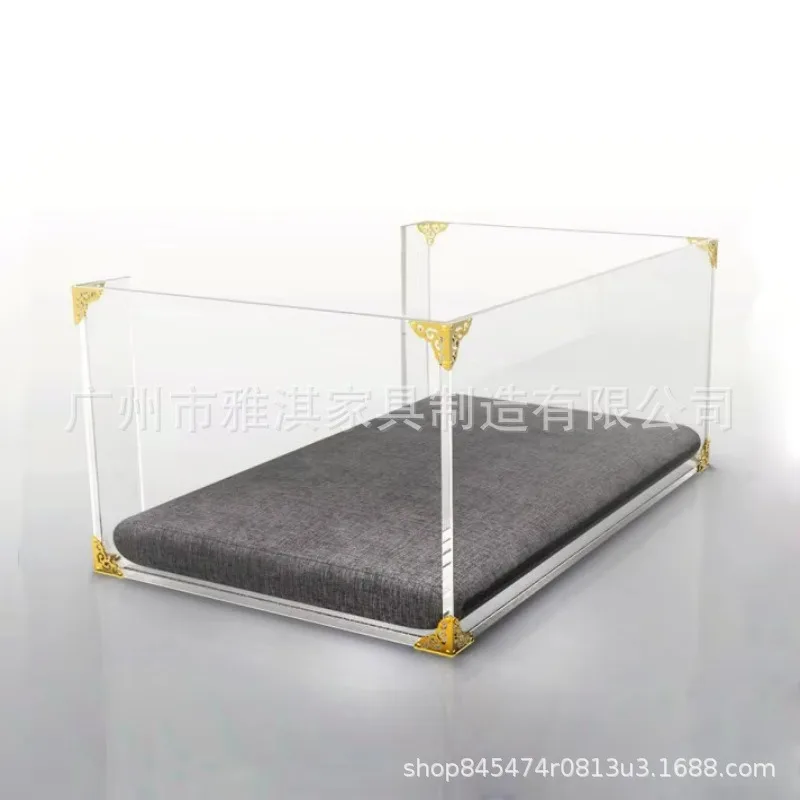 Transparent indoor hygiene Non-slip dog cage Fashion multi-functional dog house Pet cat kennel Kennel