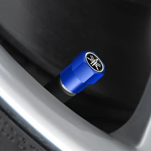 Tampas de válvulas de pneu de roda estilo carro para Yamaha R1 R3 R25 Mt-09 Mt07 Fazer Fz6 Xj6 R15 TMAX YS125 XTZ125 IB E8 Rxv YBR125 YBR250 6 principais vendas pneu moto xj6 - №1