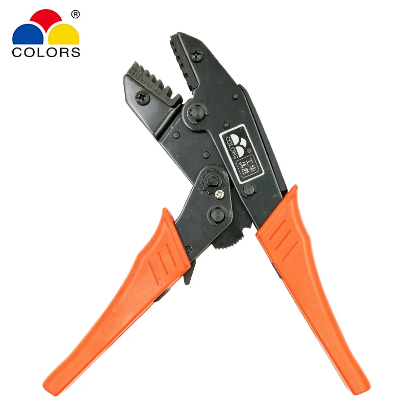 Crimping pliers tools for insulated non-insulated ferrules tubular terminal self-adjusting 230mm pliers 10-35mm2 7-2AWG