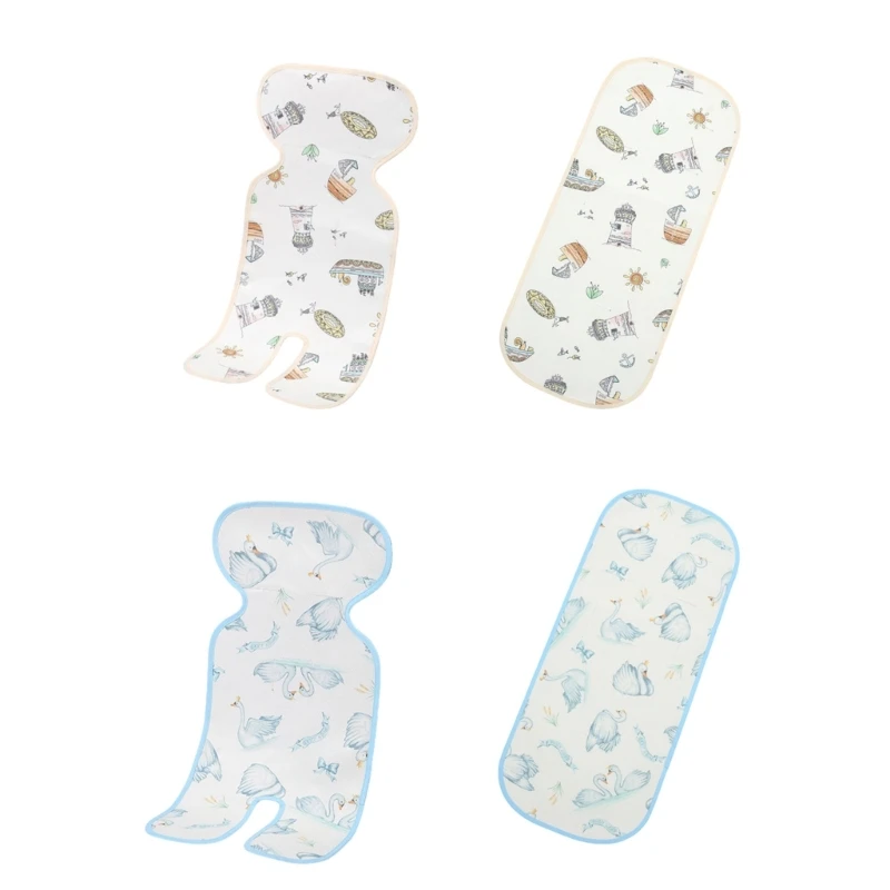 Travel Friendly Baby Strollers Cooling Pad Pram Summer Cool Mat for Hot Weather and Uncomfortable Pram Pushchair H37A