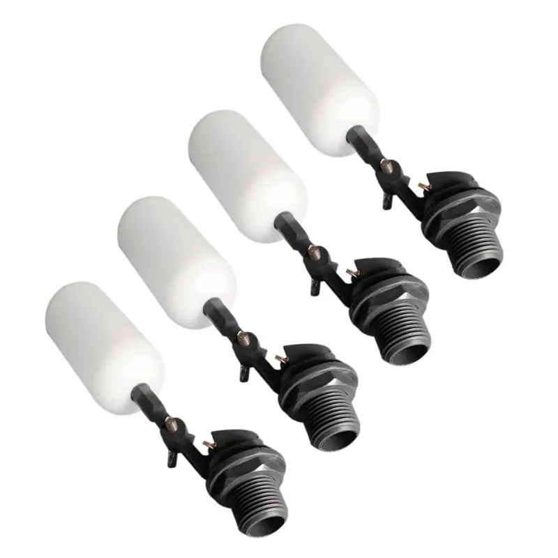 4Pcs Inch Mini Stable Float Ball for Valve with Adjustable Arm Automatic Fill Feed Humidifier for Tank Water for Aqu