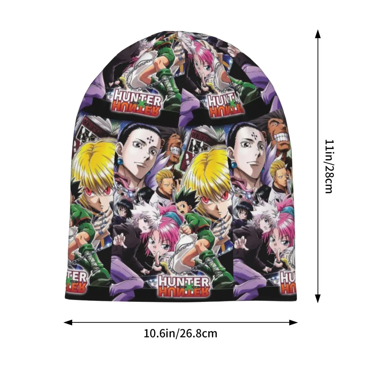 Anime HXH Hunter X Hunter Skullies Beanies Hats Warm Autumn Winter Outdoor Cap Knitted Bonnet Caps for Men Women Adult