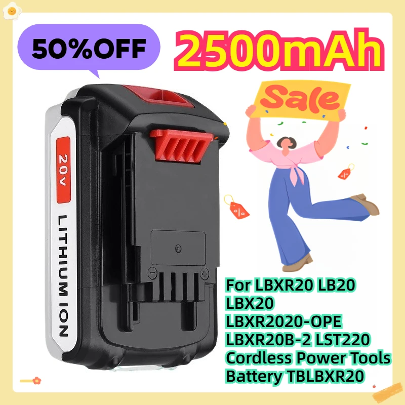 

For LBXR20 LB20 LBX20 LBXR2020-OPE LBXR20B-2 LST220 Cordless Power Tools Battery TBLBXR20