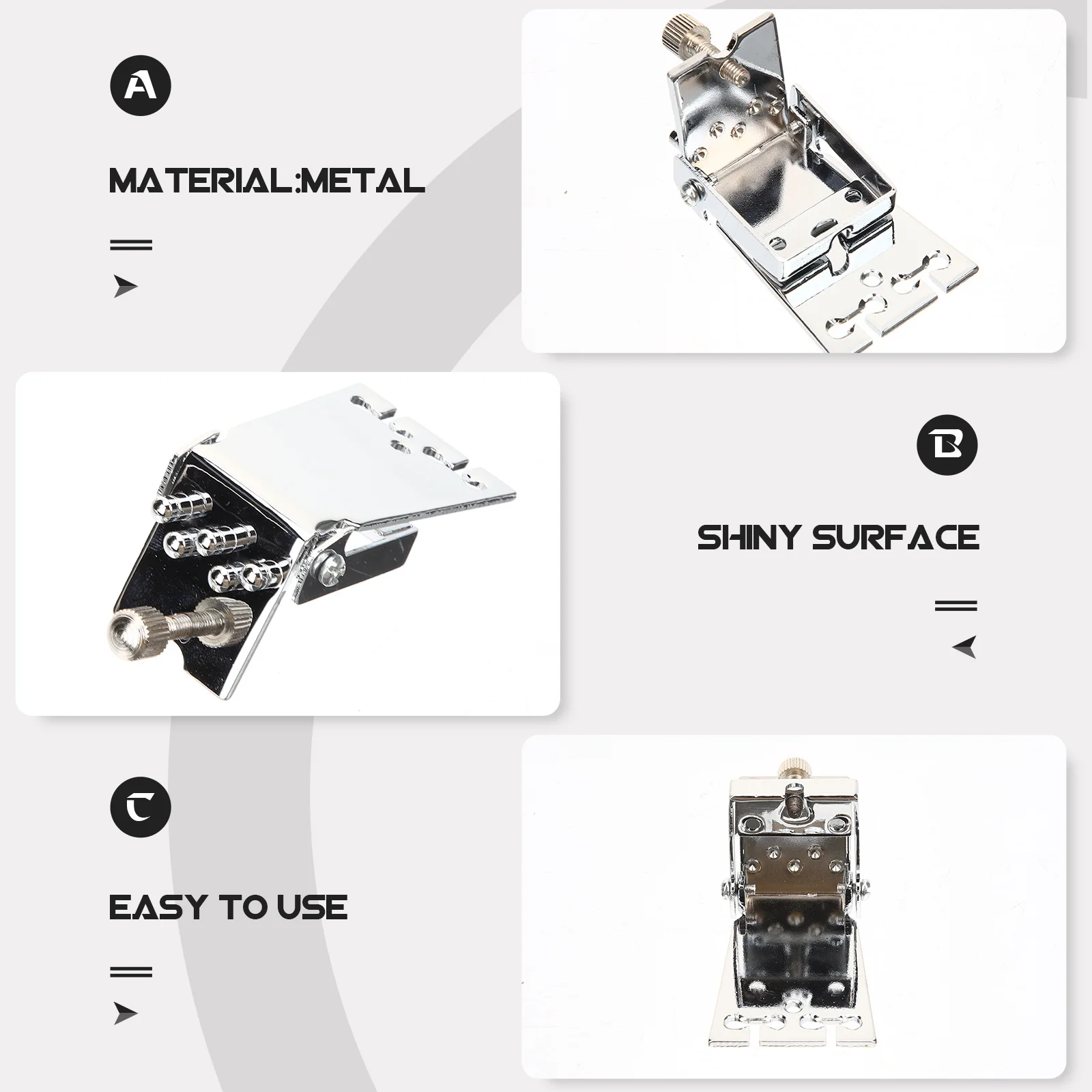 

Banjo Tailpiece 5-String Metal Replacement Part Shiny For Instrument Upgrade Banjo Accessories Supplies Parts