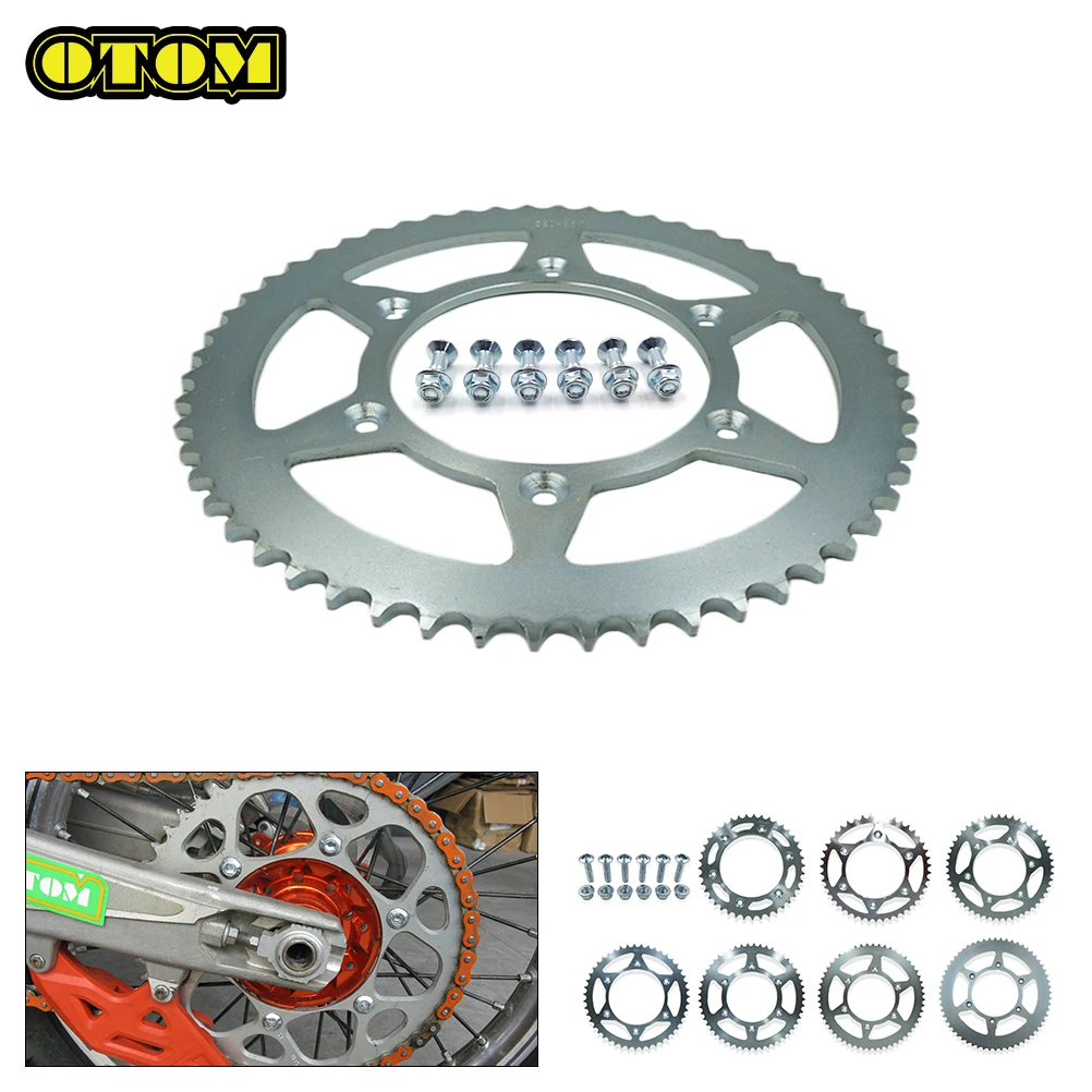 

Motorcycle For HONDA Beta Rear Sprocket Chain 520 Steel Wheel Disc Plate CR125R CRF150F XR250 CRM250 XR400 CRF450X XR650R RR RS