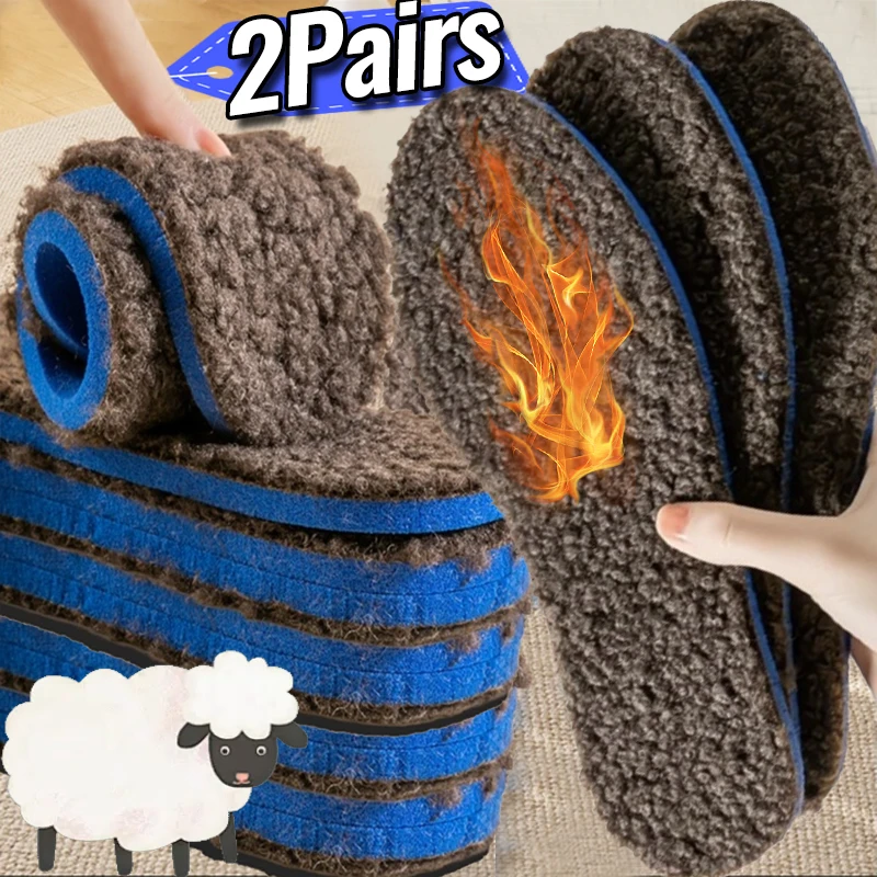 

1/2 пары утолщенных теплых стельок, зимние плюшевые стельки из шерсти альпаки, морозостойкие стельки, теплые мужские и женские зимние ботинки, мягкая стелька с подогревом для ног