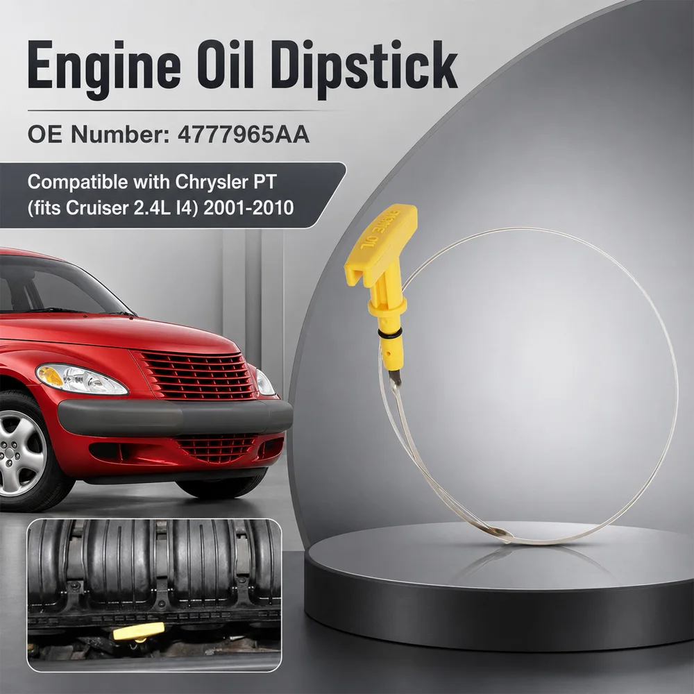 For Chrysler PT Cruiser 2.4L I4 2001 2002 2003 2004 2005 2006 2007 2008 2009 2010 Engine Oil Level Dipstick 4777965AA